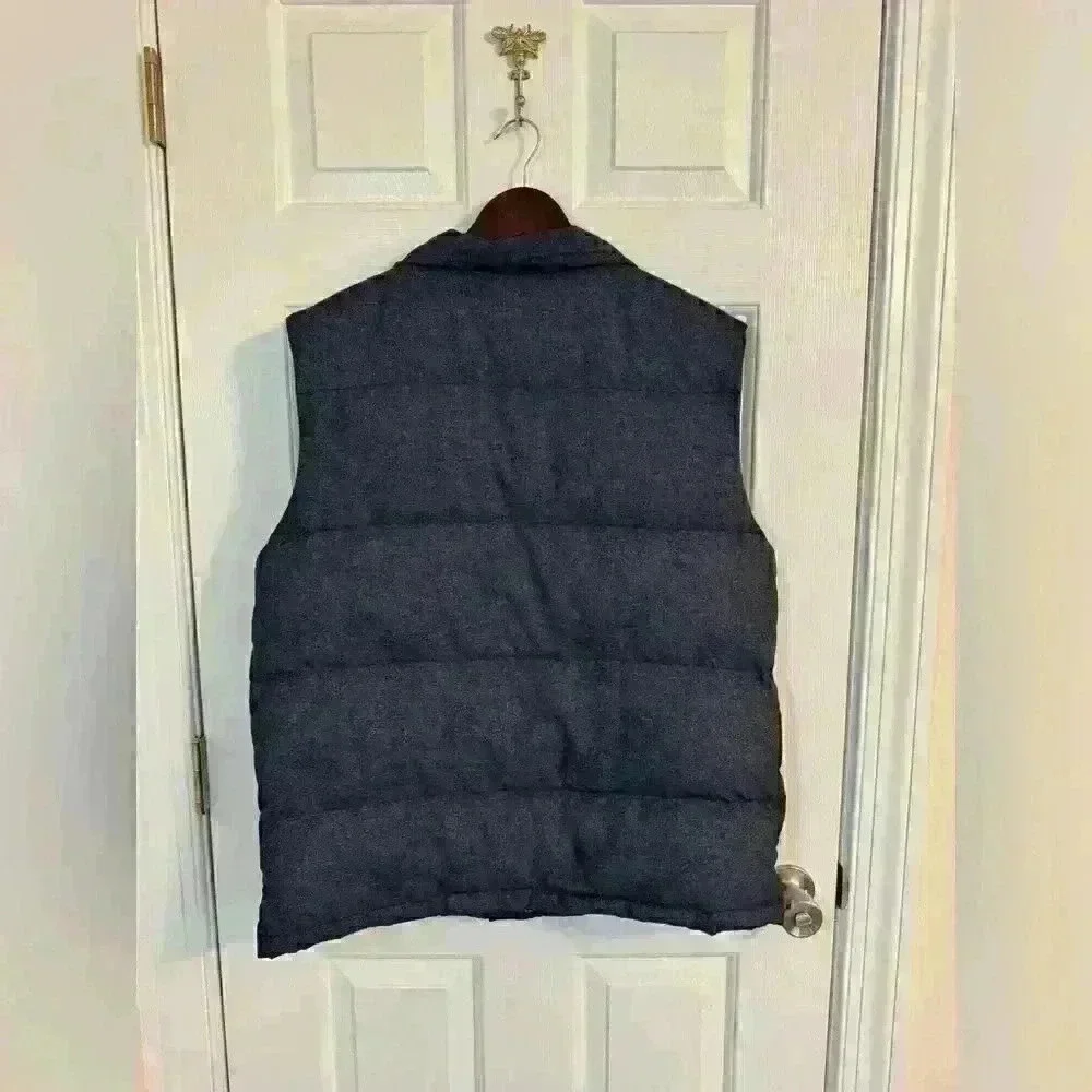 North Face Vest Men's Size large blue grey